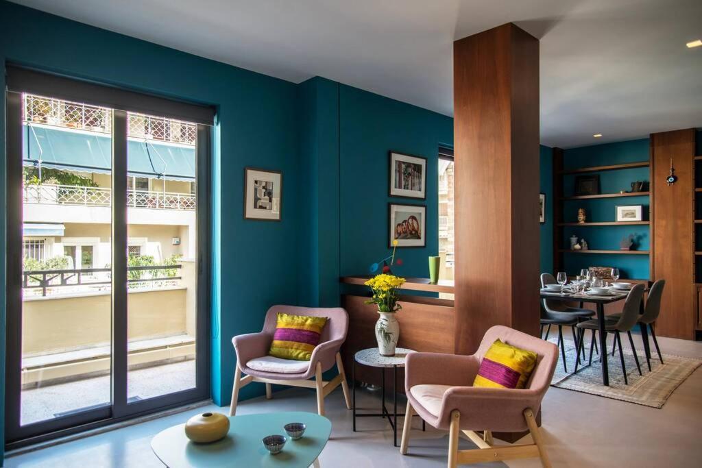 Stylish Decorated Apartment In Kolonaki Ateny Zewnętrze zdjęcie